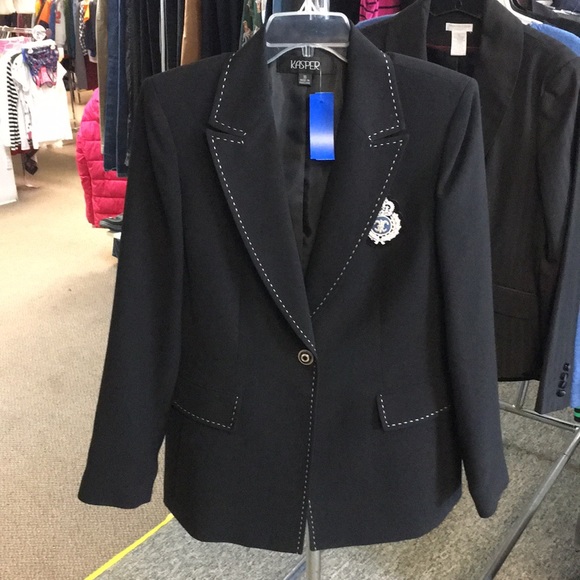 Coats | Kasper Black Blazer Clearance 